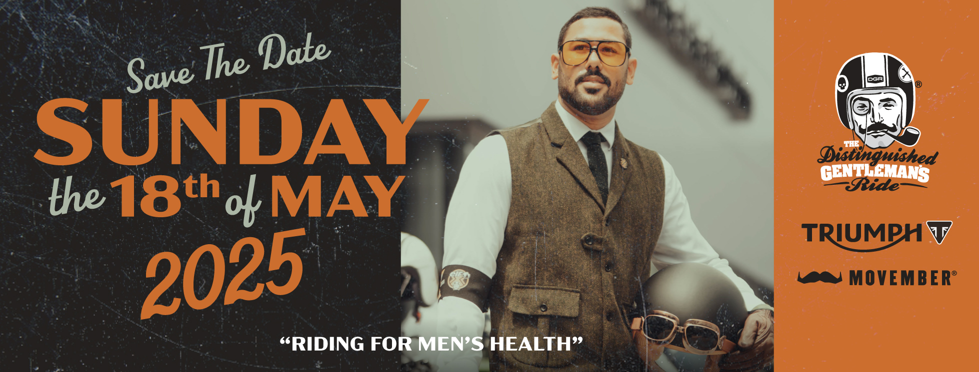 Distinguished Gentlemans Ride Facebook Banner